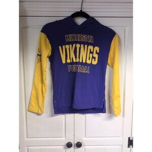 Minnesota VIKINGS Football Women's -SMALL Purple Long/Slv Shirt Cute!